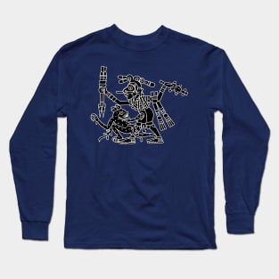 Xochipilli the god of art, games, dance, flowers and song! Long Sleeve T-Shirt